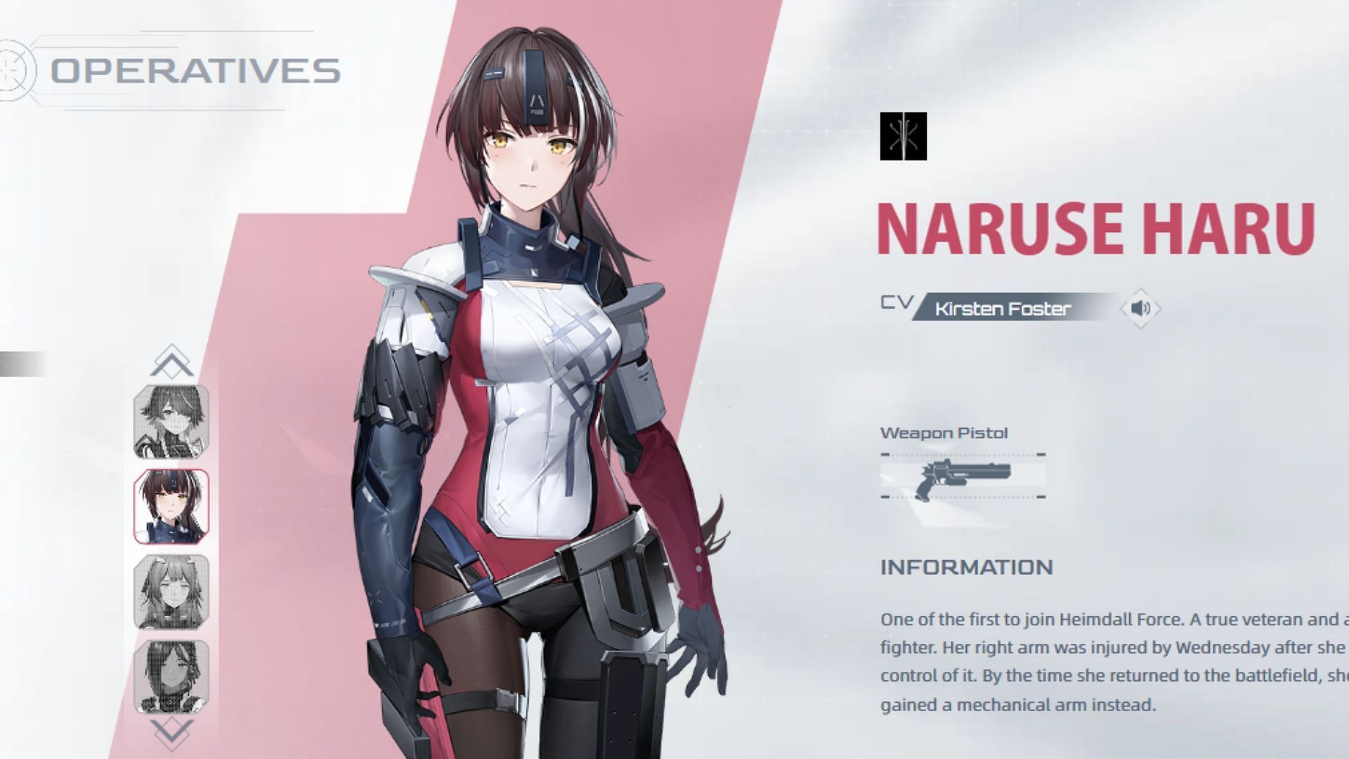 Haru (The Ace) in Snowbreak Containment Zone (Image via Seasun Games)